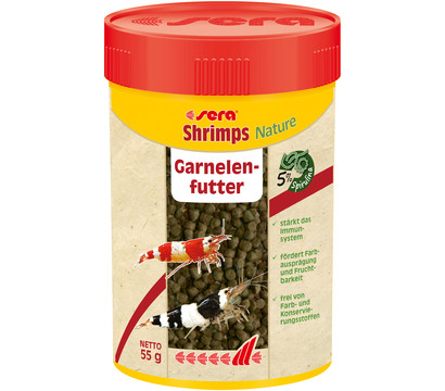 sera Shrimps Natural Futter für Garnelen, 100 ml