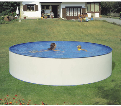 Summer Fun Stahlwandpool-Set Basic, rund, ca. Ø350/H120 cm