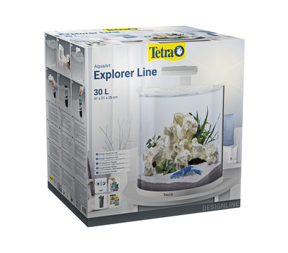 weiß 30 Dehner | Explorer-Line Crayfish, LED Liter, AquaArt Tetra