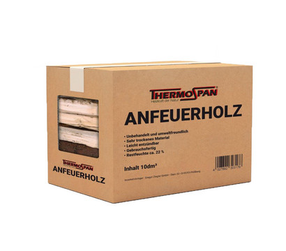 Thermospan Anfeuerholz, 10 dm³ / Füllgewicht mind. 4,5 kg