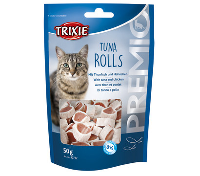 Trixie Premio Tuna Rolls Light, Katzensnack, 50 g