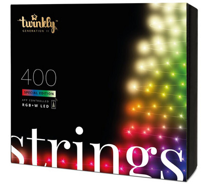 Twinkly LED-Lichterkette, 400 LEDs, bunt