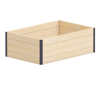 Upyard Holz-Hochbeet GardenBox I-Box, ca. B120/H40/T80 cm
