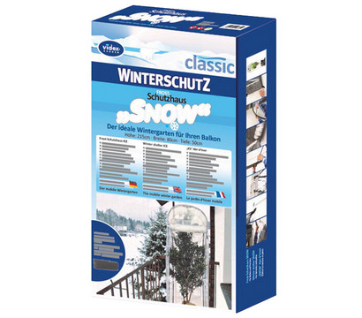 Videx Frostschutzhaus Snow, transparent, ca. B80/H215/T50 cm