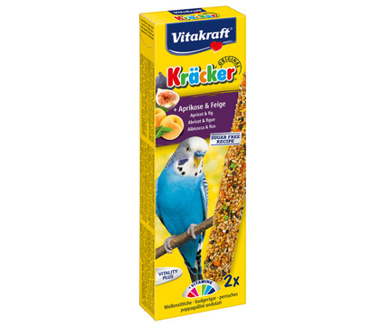 Vitakraft® Vogelsnack Kräcker®, Aprikose & Feige für Wellensittiche