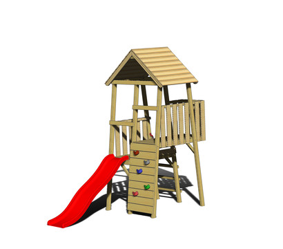 Wendi Toys Spielturm Hase, ca. B110/H270/T260 cm