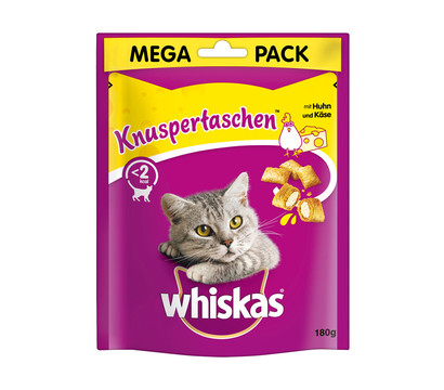 Whiskas® Katzensnack Knuspertaschen, 180 g