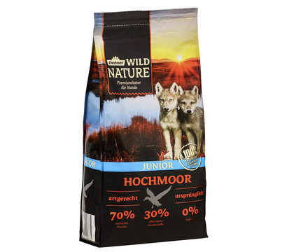 Dehner Wild Nature Trockenfutter für Hunde Hochmoor Junior