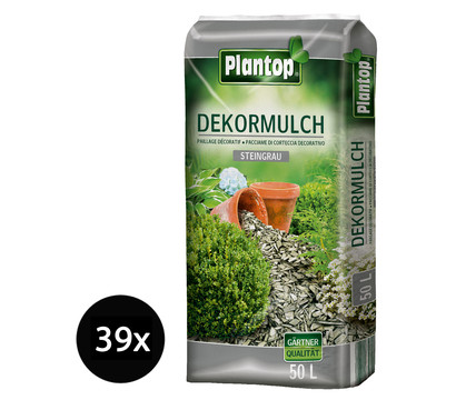 Ziegler Plantop Dekormulch Steingrau, 39 x 50 Liter