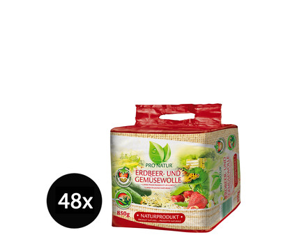 Ziegler Pro Natur® Erdbeer- & Gemüsewolle, 48 x 850 Gramm