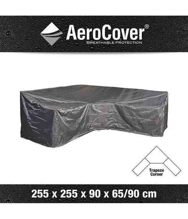 AeroCover Loungesethülle L-Form, 255x255x90x65/90 cm