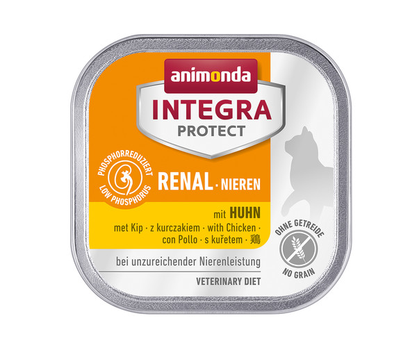 animonda INTEGRA PROTECT Nassfutter für Katzen Renal Nieren, Adult, 16 x 100 g