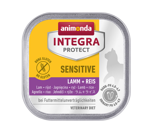 animonda INTEGRA PROTECT Nassfutter für Katzen Sensitive, Adult, 16 x 100 g