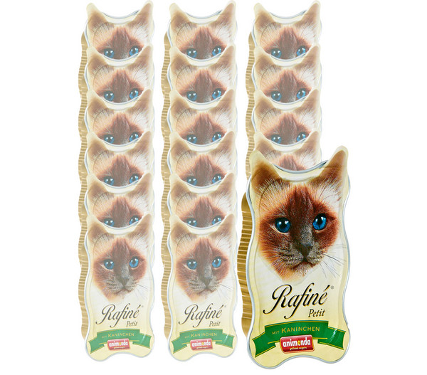 animonda Rafiné Nassfutter für Katzen Petit, 18 x 85 g