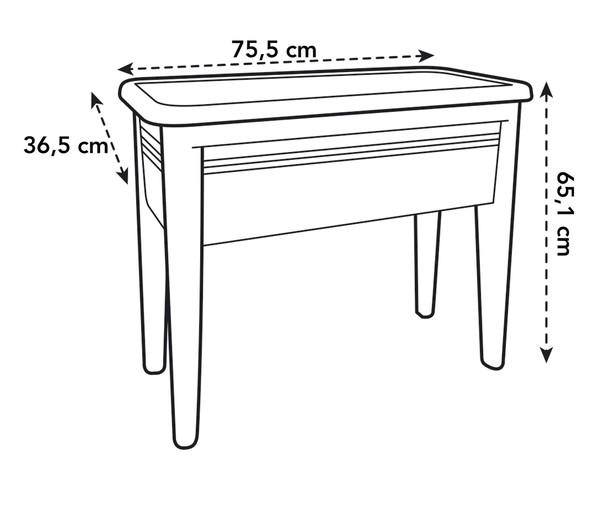 Elho Anzuchttisch XXL, ca. B76/H65/T37 cm