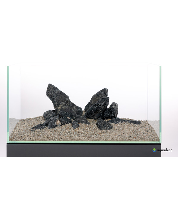 aquadeco Aquariumdeko Set Mini-Landschaft black