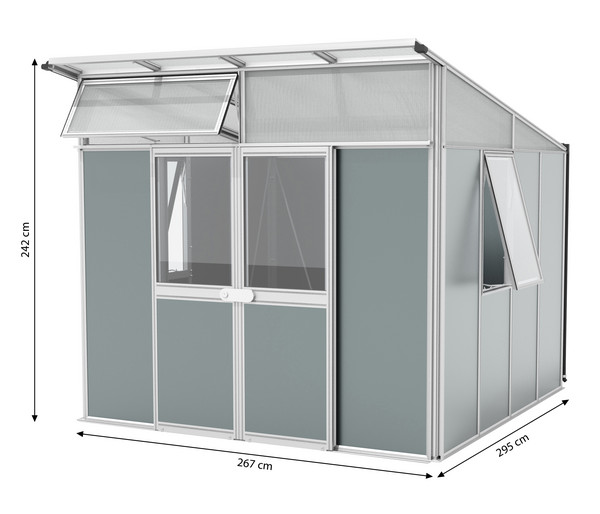 Vitavia Gerätehaus Atlas 7800, ca. B267/H242/T295 cm