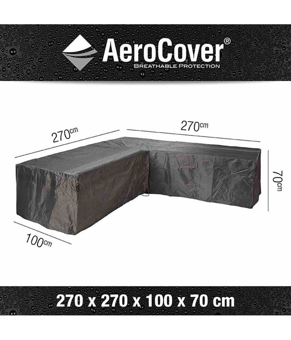 AeroCover Loungesethülle L-Form, 270x270x100xH 70 cm