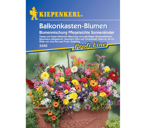 Balkonkasten-Blumen Mix, Saatgut von Kiepenkerl