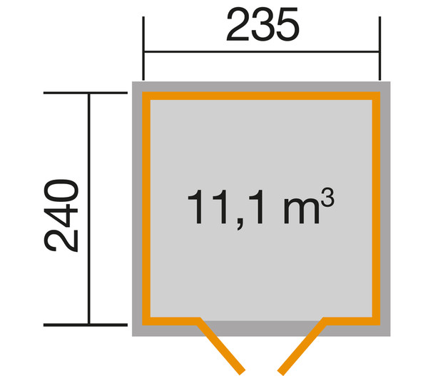 Weka Gartenhaus 219
