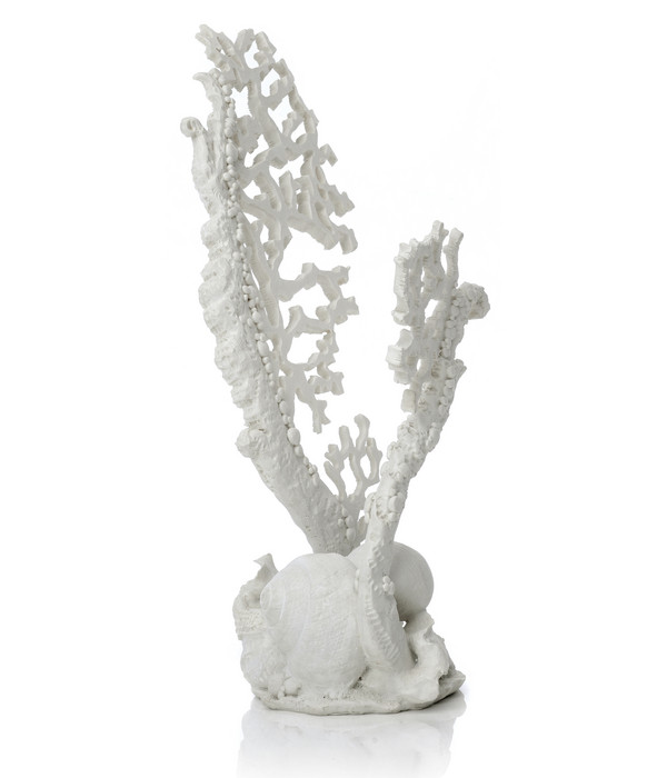 biOrb® Aquariumdeko Fächerkorallen Ornament M, weiss