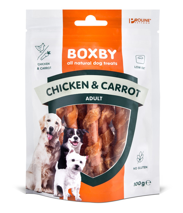Boxby Hundesnack Chicken & Carrot, 100 g