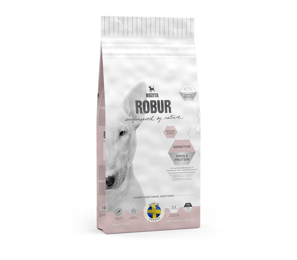 Bozita Robur Trockenfutter für Hunde Sensitive Single Protein, Salmon