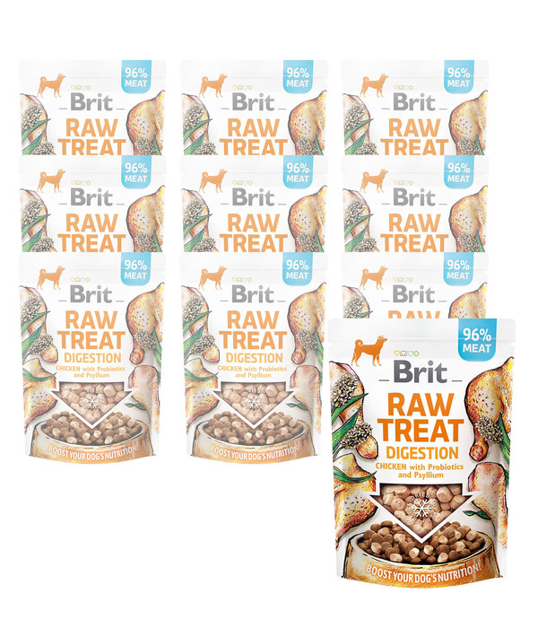 Brit Care Hundesnack Digestion, Adult, Huhn, 10 x 40 g