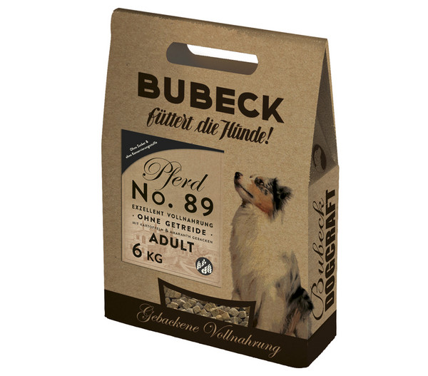 Bubeck Trockenfutter für Hunde No. 89 Adult, Pferdefleisch