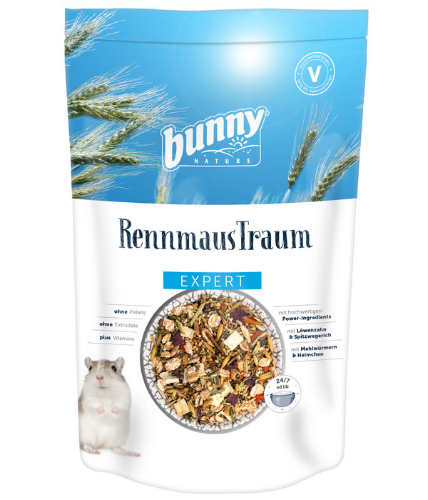 bunny® NATURE Nagerfutter RennmausTraum EXPERT, 500 g