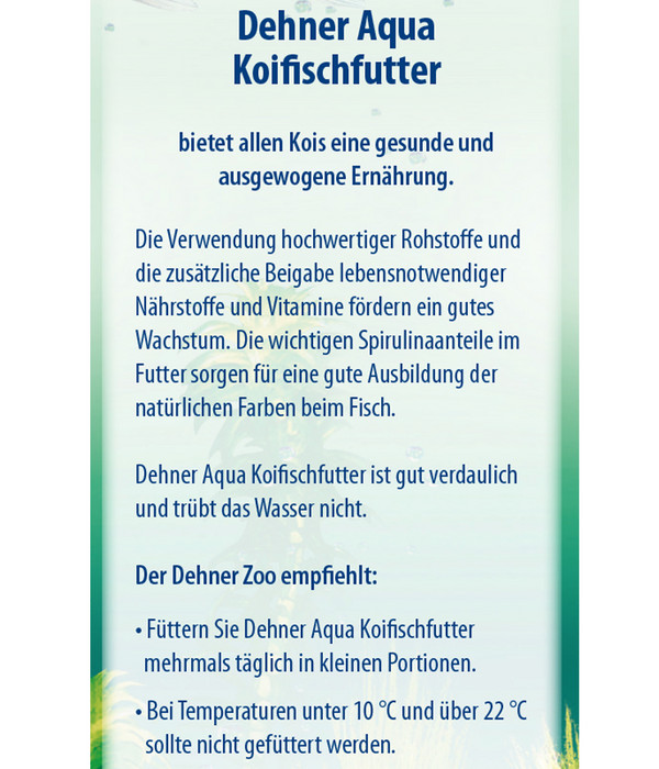 Dehner Aqua Koifischfutter Granulat, 1225 g