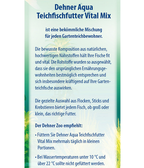 Dehner Aqua Teichfischfutter Vital Mix, 595 g
