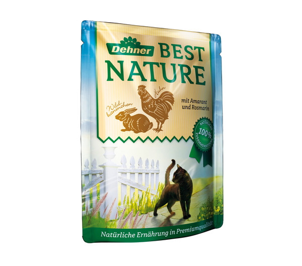 Dehner Best Nature Nassfutter für Katzen Adult Vorteilspack, 8 x 85 g