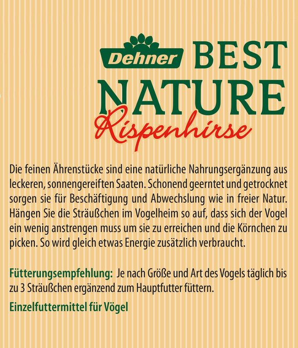Dehner Best Nature Rispenhirse, 50 g