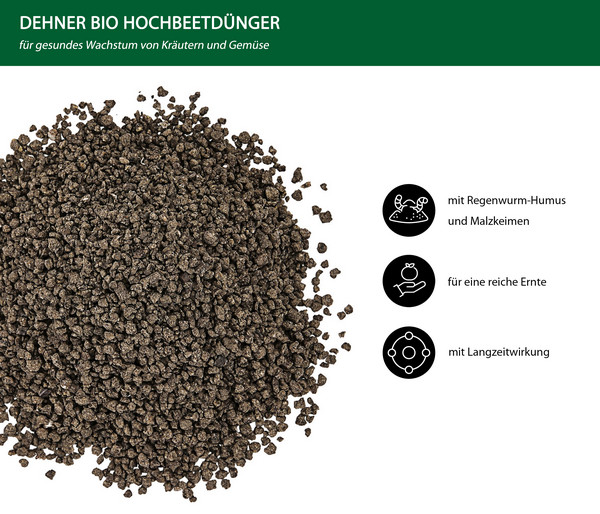 Dehner Bio Hochbeet-Dünger, 1,5 kg
