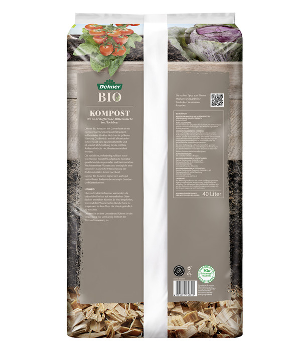Dehner Bio Hochbeet-Kompost, 40 l