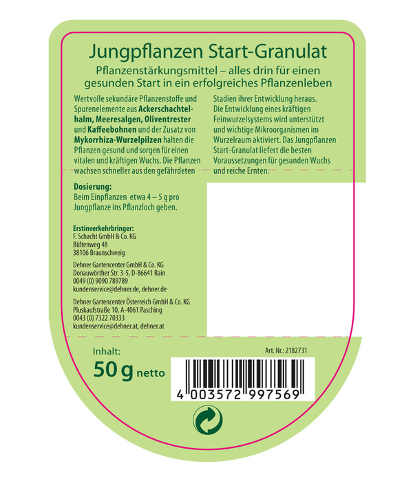 Dehner Bio Jungpflanzen Start-Granulat, 50 g