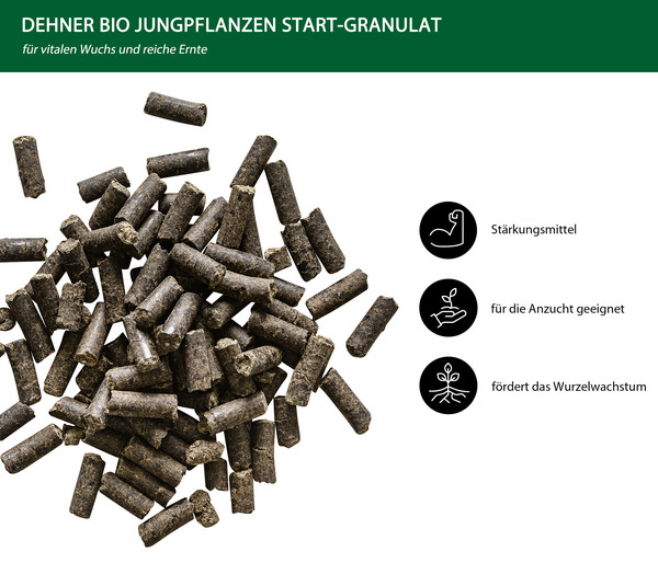 Dehner Bio Jungpflanzen Start-Granulat, 50 g