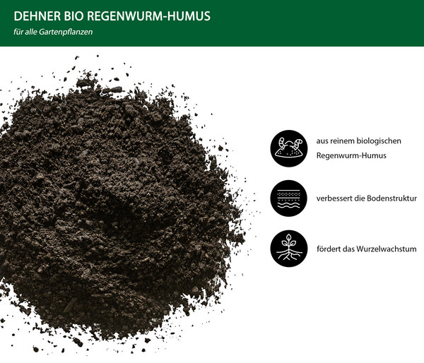 Dehner Bio Regenwurm-Humus, 1,5 kg