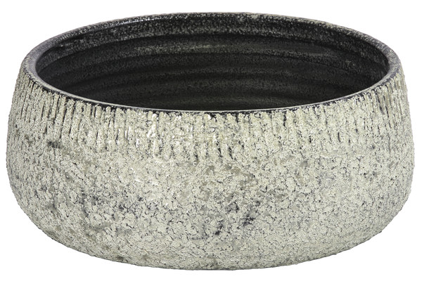 Dehner Keramik-Schale Yves, rund, ca. Ø24/H9 cm