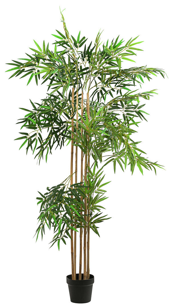Dehner Kunstpflanze Dehner 160 cm Bambus, 