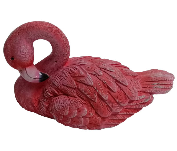 Dehner Kunststoff-Schwimmfigur Flamingo, ca. H12 cm
