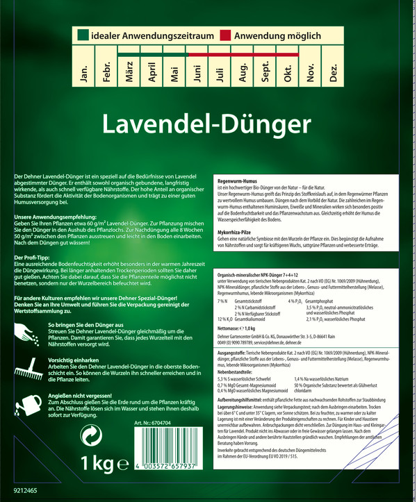 Dehner Lavendel-Dünger, 1 kg
