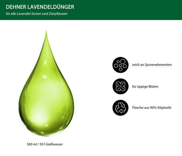 Dehner Lavendel-Dünger, flüssig, 500 ml