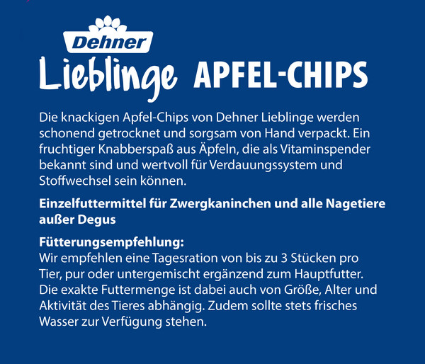 Dehner Lieblinge Apfel-Chips, 80 g