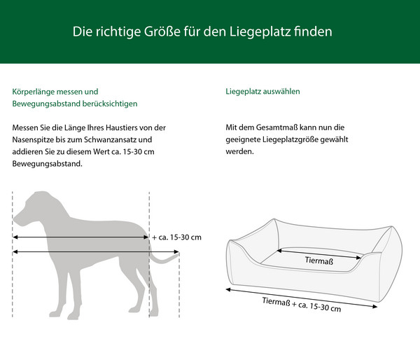 Dehner Lieblinge Cool/Warm-Bett für Hunde & Katzen, rechteckig