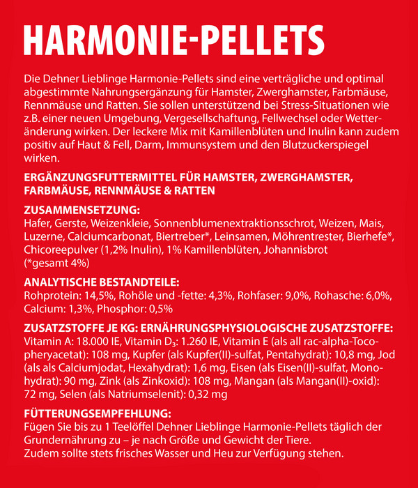 Dehner Lieblinge Harmonie-Pellets, 180 g