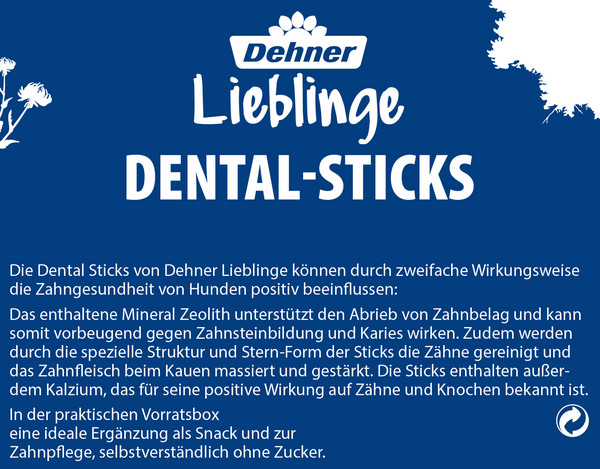 Dehner Lieblinge Hundesnack Dental-Sticks