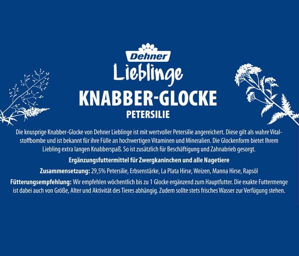 Dehner Lieblinge Knabber-Glocke Petersilie, 120 g