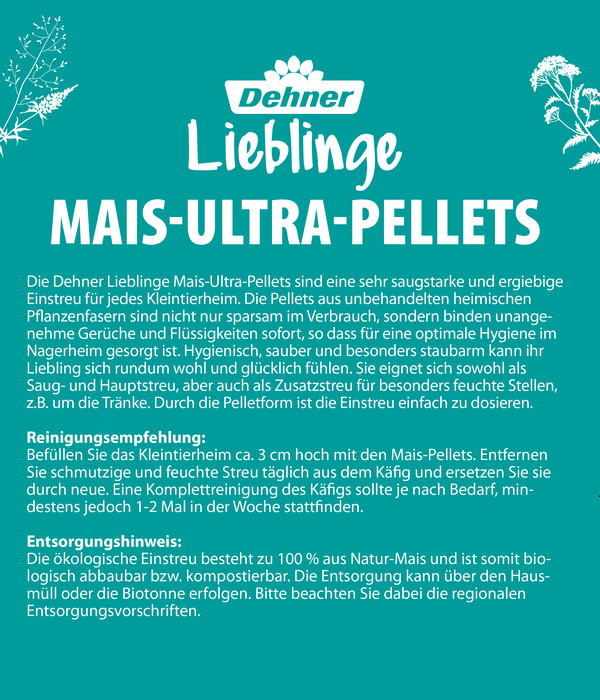 Dehner Lieblinge Mais-Ultra-Pellets, 12 kg